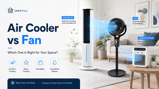 Portable Fan vs Air Cooler vs Air Conditioner