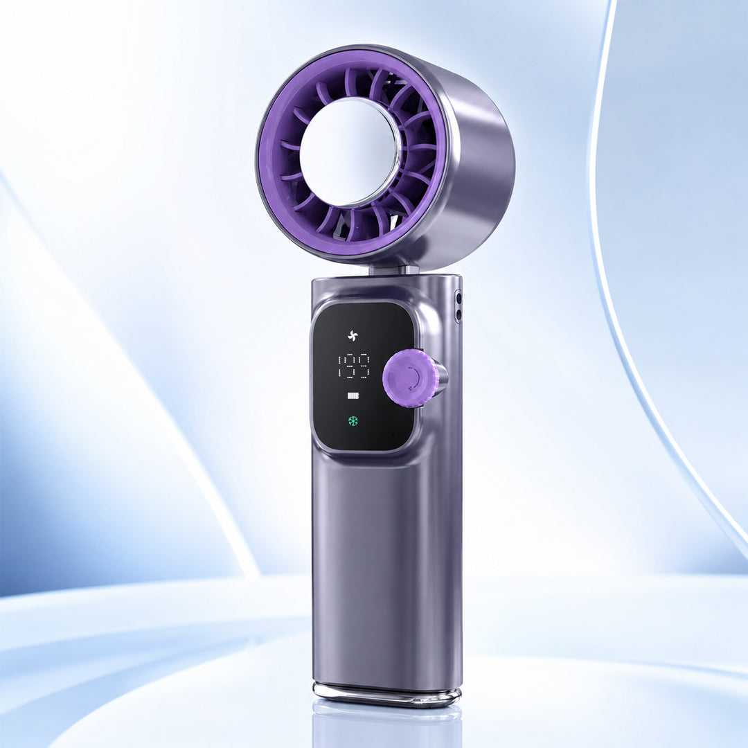 199-Speed Semiconductor Cooling Handheld Fan