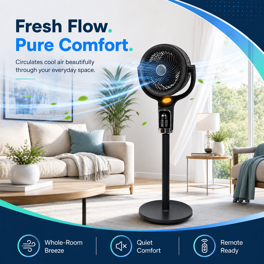 SPZK 4-Way Oscillating Pedestal Fan