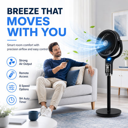 SPZK 4-Way Oscillating Pedestal Fan