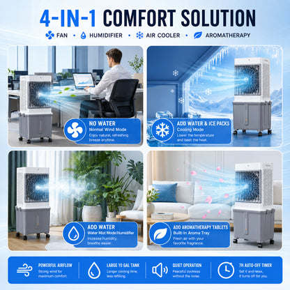 10-Gallon Evaporative Air Cooler