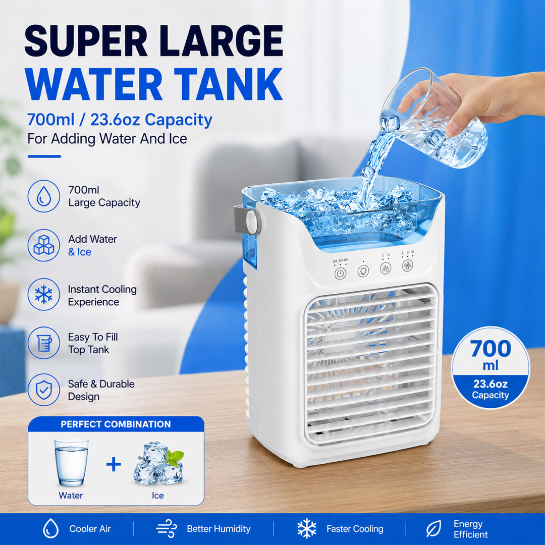 3-in-1 Mini Evaporative Air Cooler