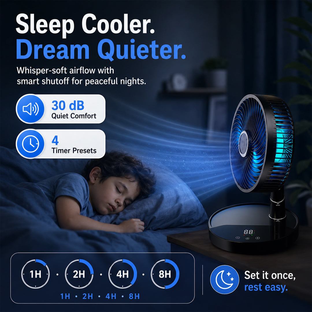 Socool 20000mAh Foldable Rechargeable Fan