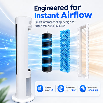 Antarctic Star 40″ Evaporative Air Cooler