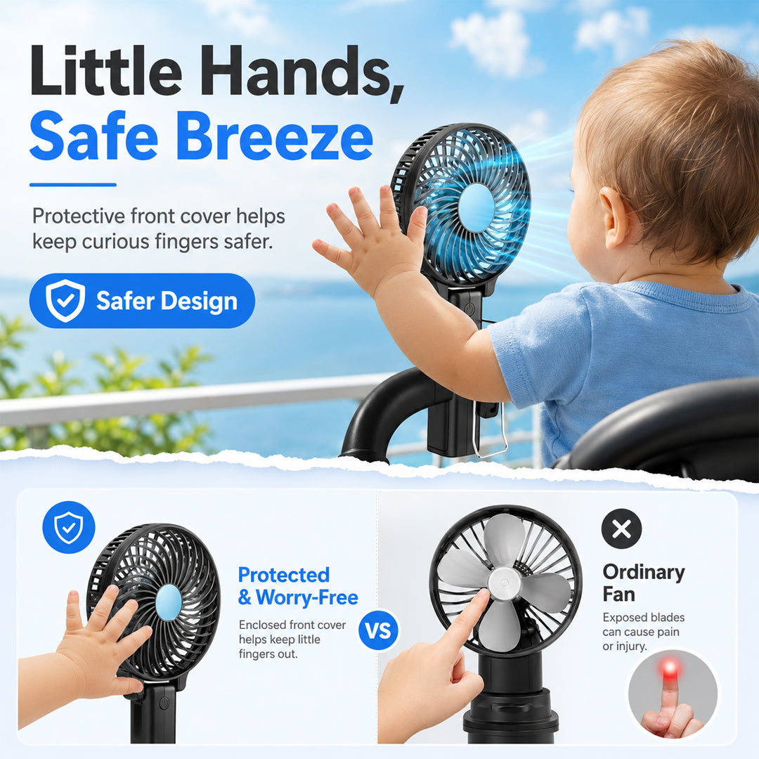 180° Foldable Handheld Fan