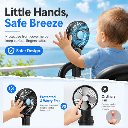 180° Foldable Handheld Fan