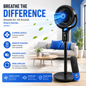 SPZK 4-Way Oscillating Pedestal Fan