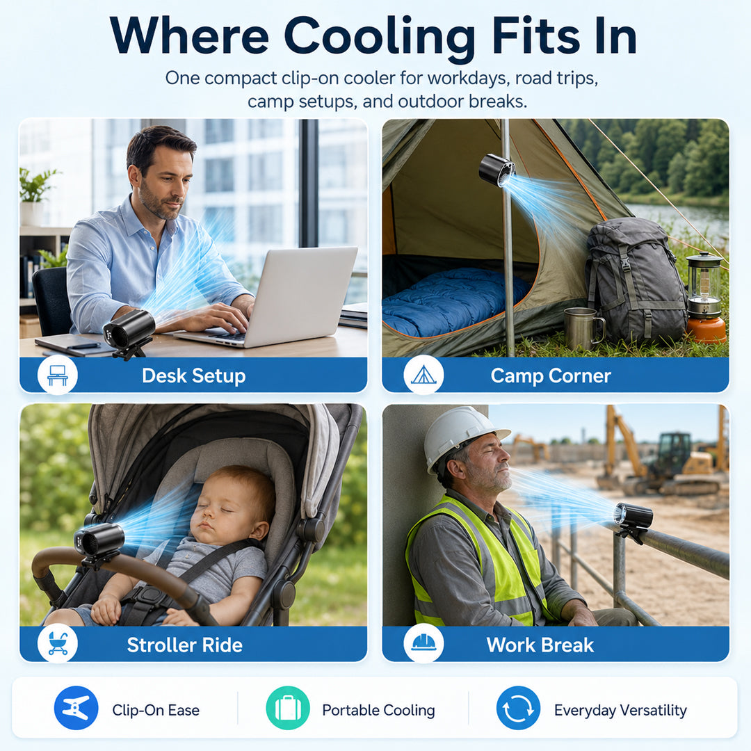 Joytutus Semiconductor Cooling Car Fan