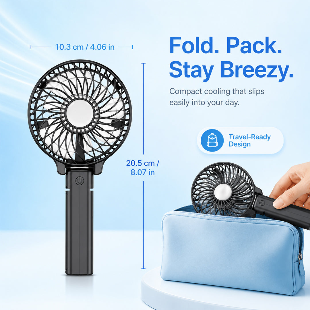 180° Foldable Handheld Fan