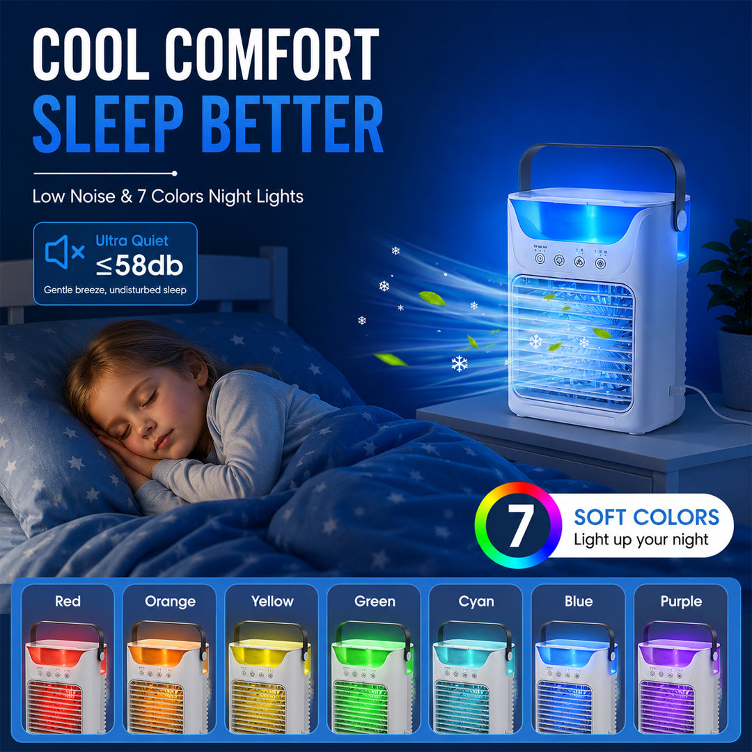 3-in-1 Mini Evaporative Air Cooler