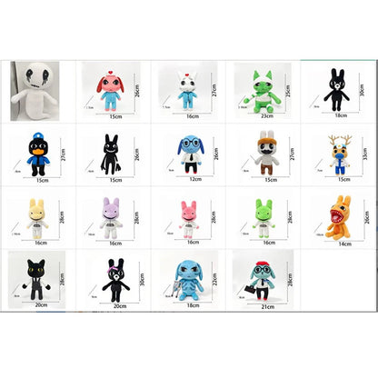 New Horror Game Animal Hospital Peripheral Creative Plushie Doll Collectible Room Decor Ornament Anime Fan Souvenir Display Gift