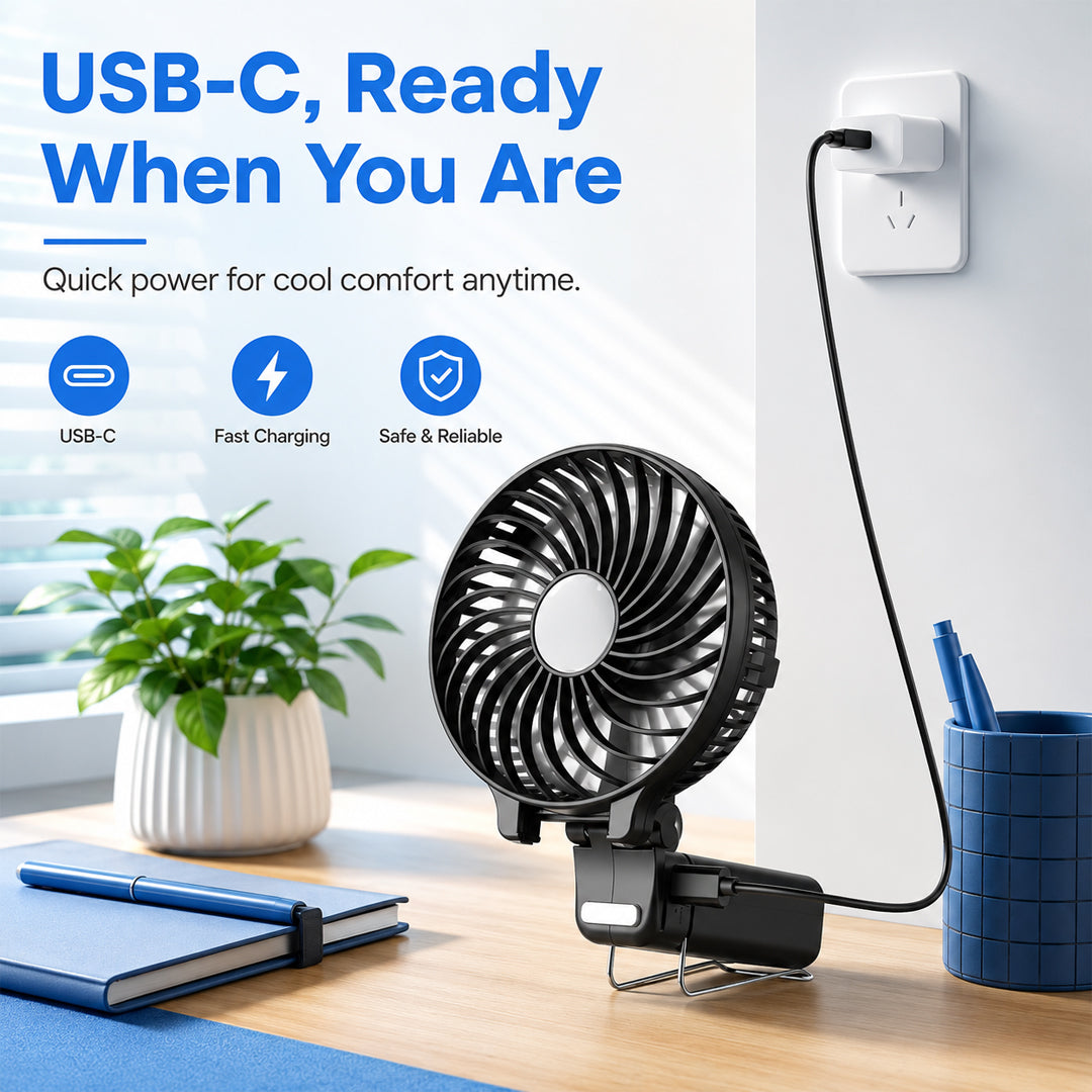180° Foldable Handheld Fan