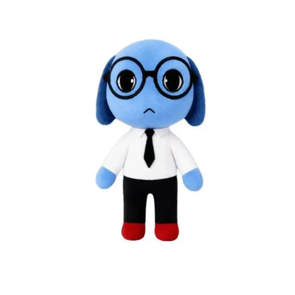 Horror Animal Hospital Plush Toy Blue Dog Soft Stuffed Cartoon Doll Collectible for Adult Fans Home Decoration Christmasgift
