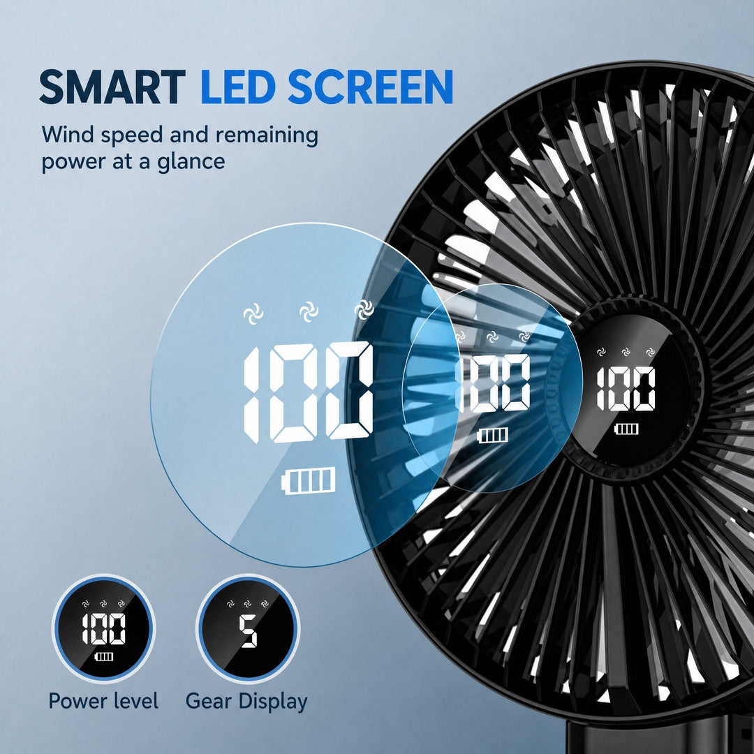 180° Foldable Handheld Fan